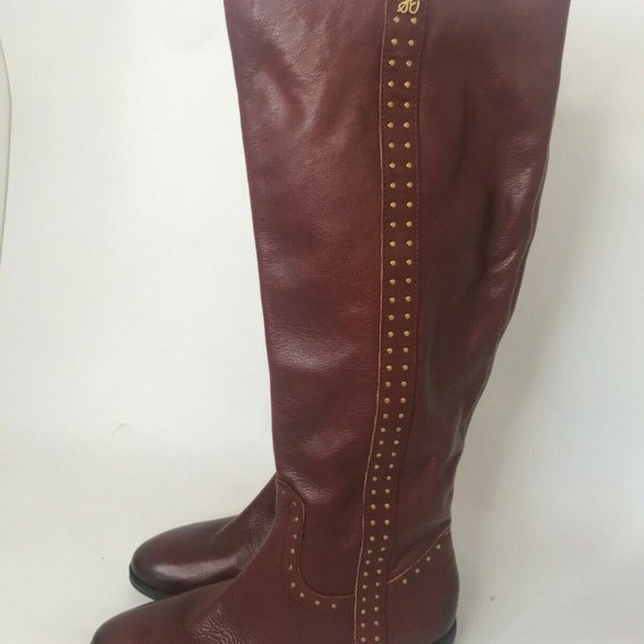 Sam Edelman Women's Leather Prina Studded Vamp